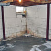 Rusted, corroded i-beams found with a failing foundation in a Marinette home.
